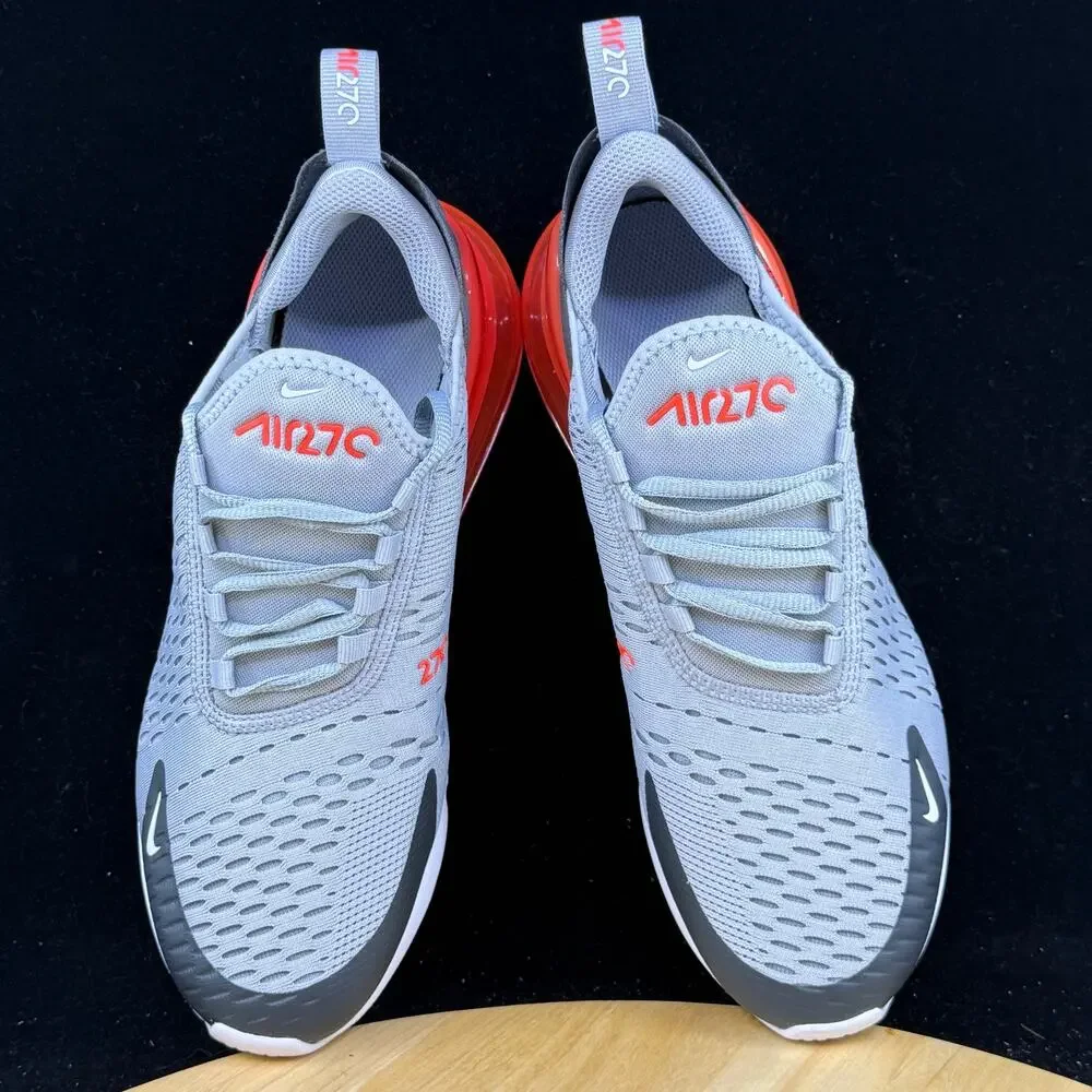 Nike Air Max 270 (Gs) Wolf Grey-White-Anth Sz 7Y-Womens Sz 8.5 [943345-039]
